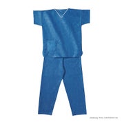 Hartmann Foliodress Suit (Kasack + Hose), blau - XL 1 St