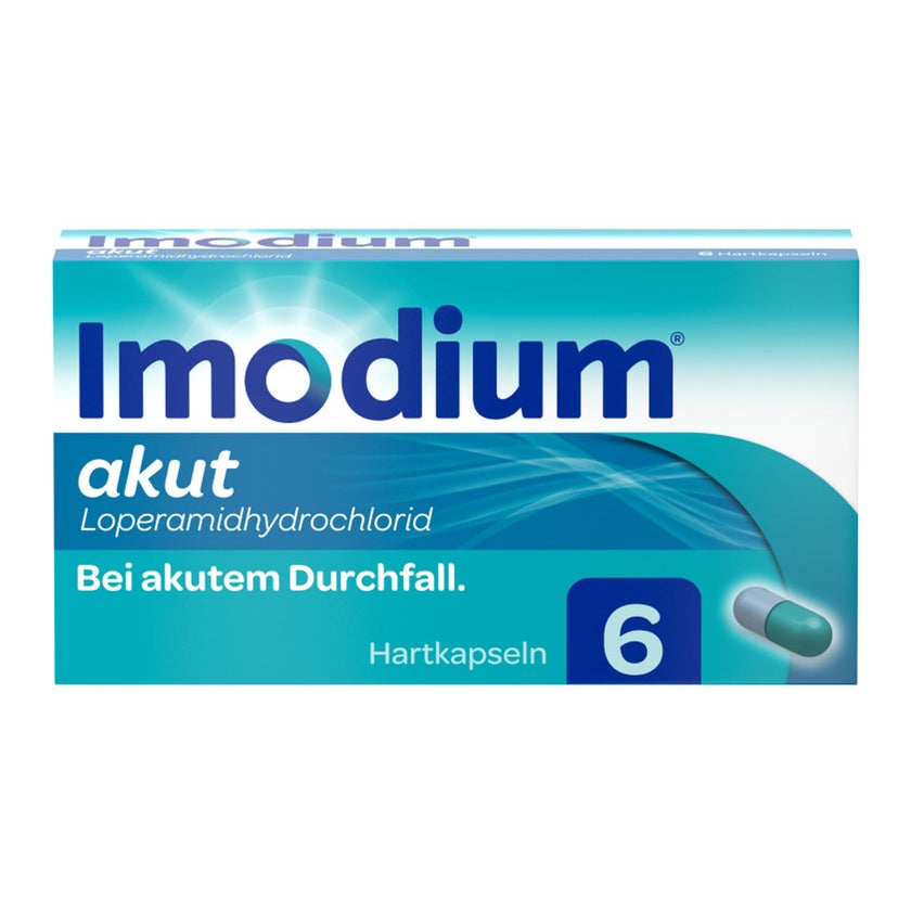 Imodium akut Hartkapseln bei akutem Durchfall 6 St