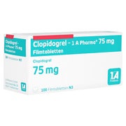 CLOPIDOGREL-1A Pharma 75 mg Filmtabletten 100 St