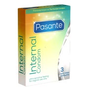 Pasante Internal Condom Frauenkondome latexfrei 3 Stück (3 Kondome) 3 St