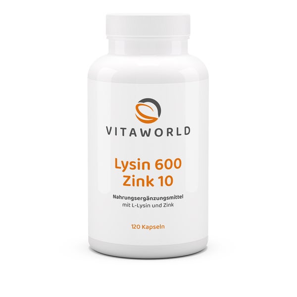 Lysin 600 mg plus Zink 10 mg 120 St