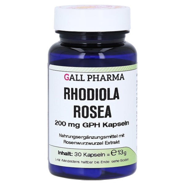 Rhodiola Rosea 200 mg GPH Kapseln 30 St