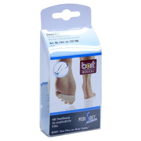 BORT Pedisoft Texline Zehen-Pad links 1 St
