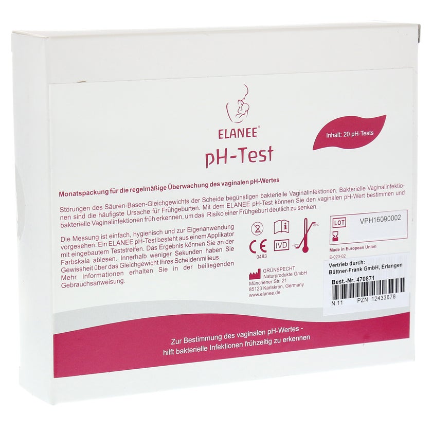 Elanee Ph-test Vaginal 20 St