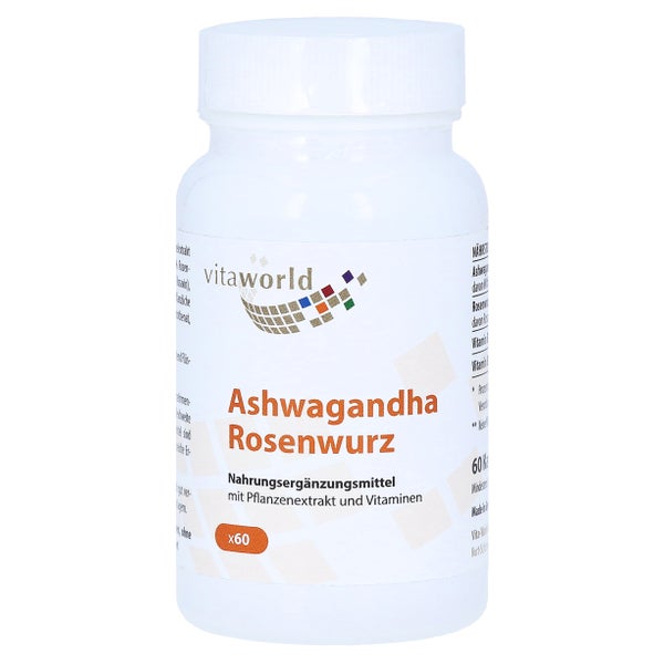 Ashwagandha Rosenwurz Komplex Kapseln 60 St