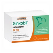 Ginkobil ratiopharm 80mg mit Ginkgo biloba 120 St