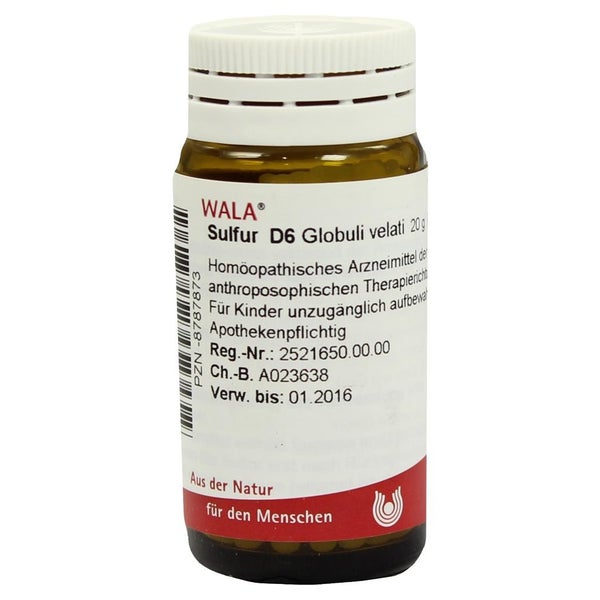 Sulfur D 6 Globuli 20 g