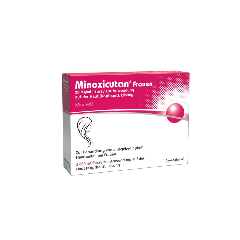 Minoxicutan® Frauen 20 mg/ml Spray 3X60 ml