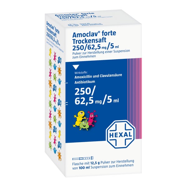 AMOCLAV forte Trockensaft 250/62,5 mg/5 ml 100 ml