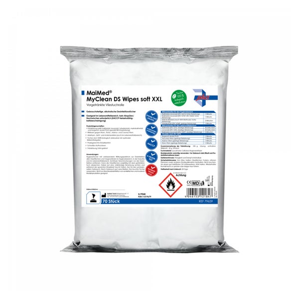 MaiMed® MyClean DS Wipes soft XXL Desinfektionstücher vorgetränkt 70 Blatt 70 St
