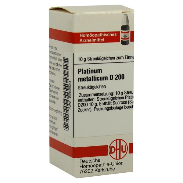 Platinum Metallicum D 200 Globuli 10 g