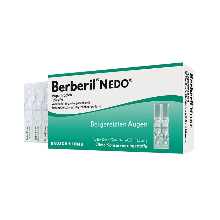 Berberil N EDO Augentropfen 10X0,5 ml