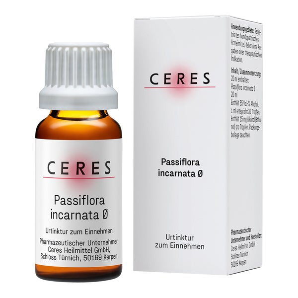 Ceres Passiflora Incarnata Urtinktur 20 ml