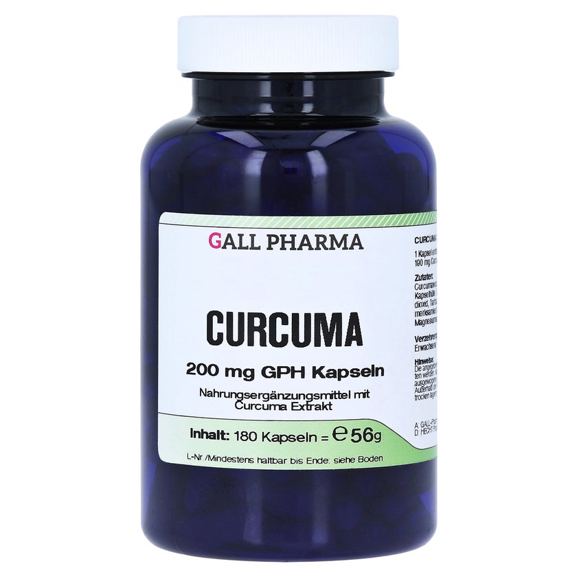 Curcuma 200 mg Kapseln 180 St