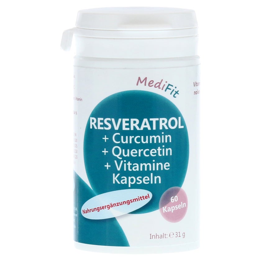 Resveratrol+curcumin+quercetin+vitamine 60 St