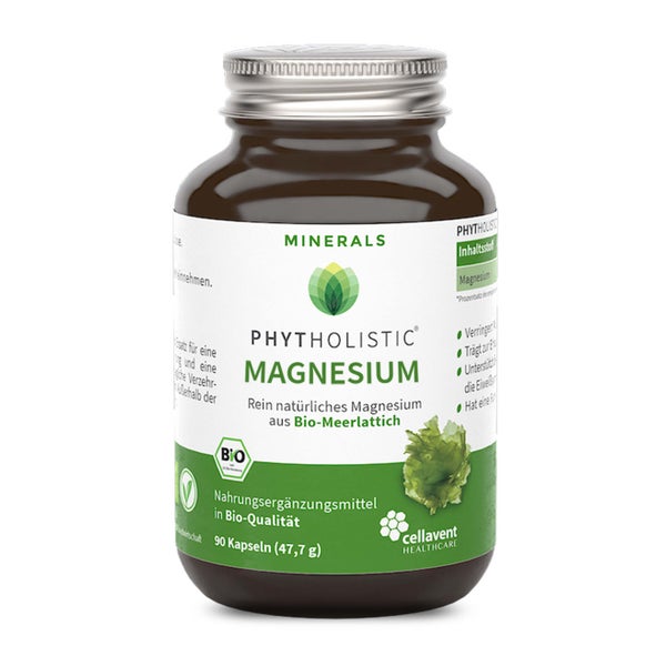 Vegane Bio Magnesium Kapseln aus Meerlattich – PHYTHOLISTIC® 90 St