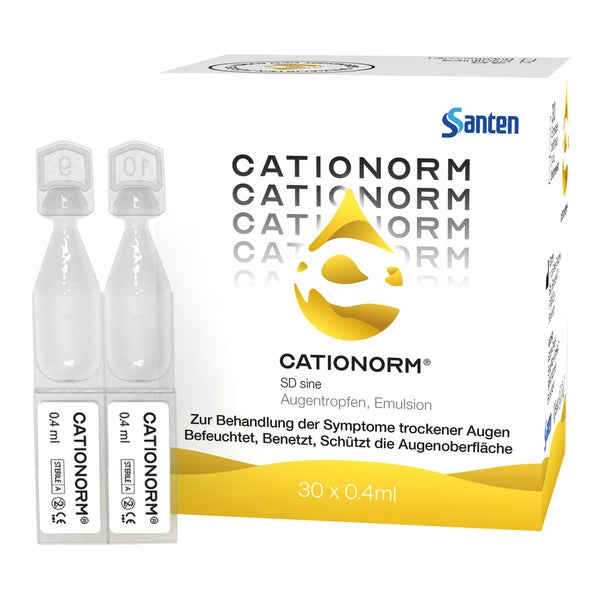 Cationorm SD sine Augentropfen Einzeldosis 30X0,4 ml