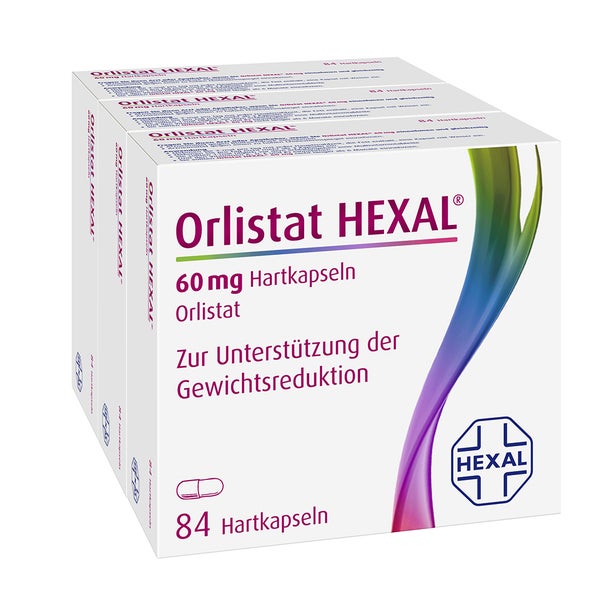 ORLISTAT HEXAL 60 mg Dreierpack 3X84 St