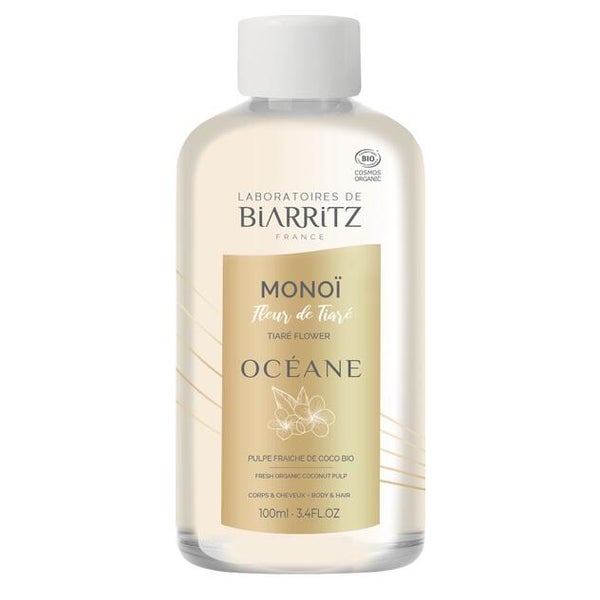 Monoi Pflegeöl Bio Haar/Körper Tiare-Blumen 100 ml