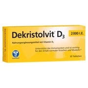 Produktabbildung: Dekristolvit® D3 2.000 I.E. 30 St