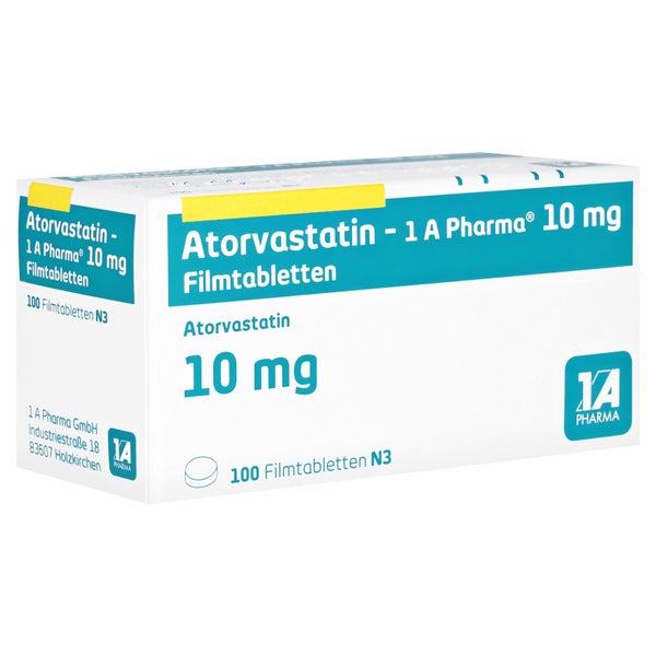 ATORVASTATIN-1A Pharma 10 mg Filmtabletten 100 St