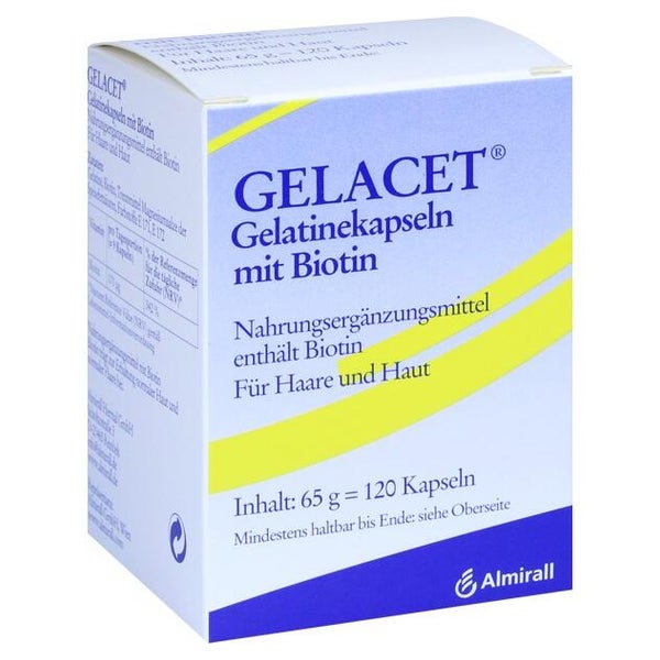 Gelacet Gelatinekapseln mit Biotin 120 St