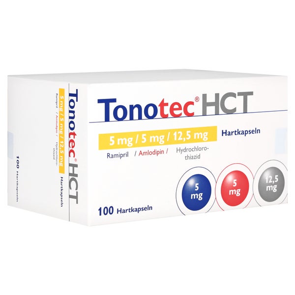 TONOTEC HCT 5 mg/5 mg/12,5 mg Hartkapseln 100 St