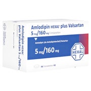 AMLODIPIN HEXAL plus Valsartan 5mg/160mg 98 St
