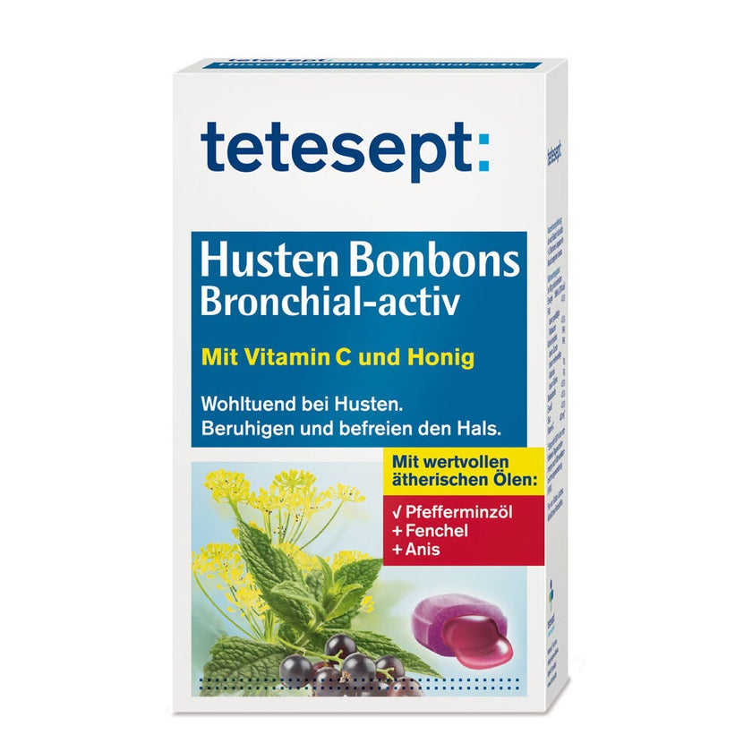 Tetesept Husten Bonbons Bronchial-activ 100 g