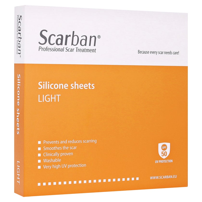 Scarban Light Silikonverband 5x7,5 cm 2 St