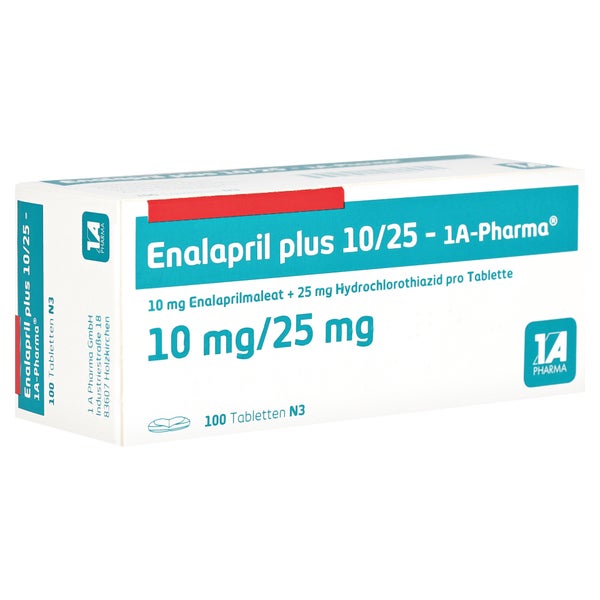 ENALAPRIL plus 10/25-1A Pharma Tabletten 100 St