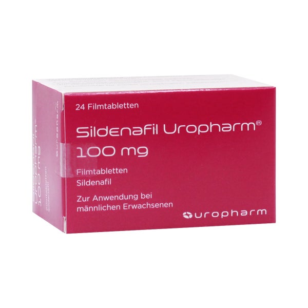 SILDENAFIL Uropharm 100 mg Filmtabletten 24 St
