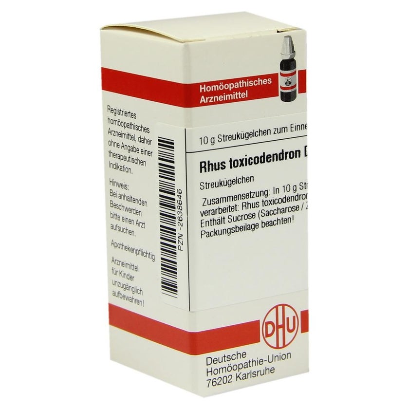 RHUS Toxicodendron D 10 Globuli 10 g