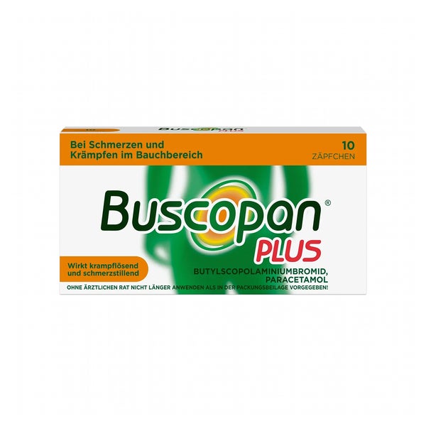 Buscopan PLUS Zäpfchen 10 St