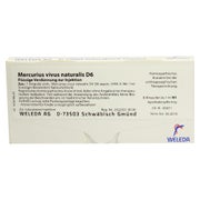 Mercurius Vivus Naturalis D 6 Ampullen 8X1 ml