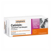 Produktabbildung: Cetirizin - ratiopharm® Antiallergikum 7 St