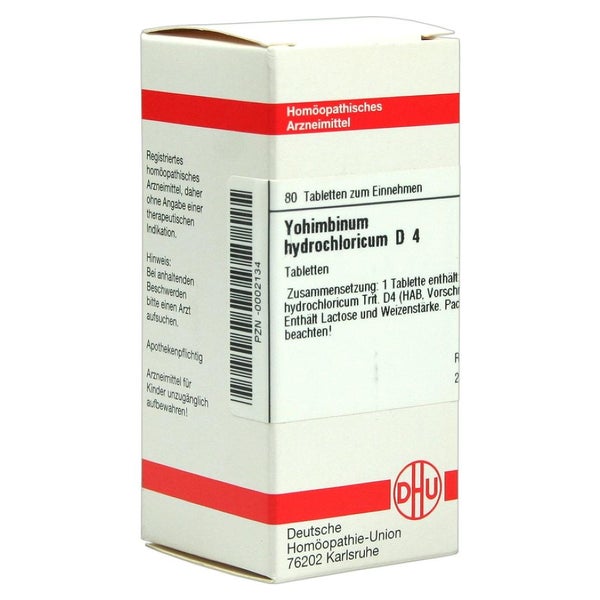 Yohimbinum Hydrochloricum D 4 80 St