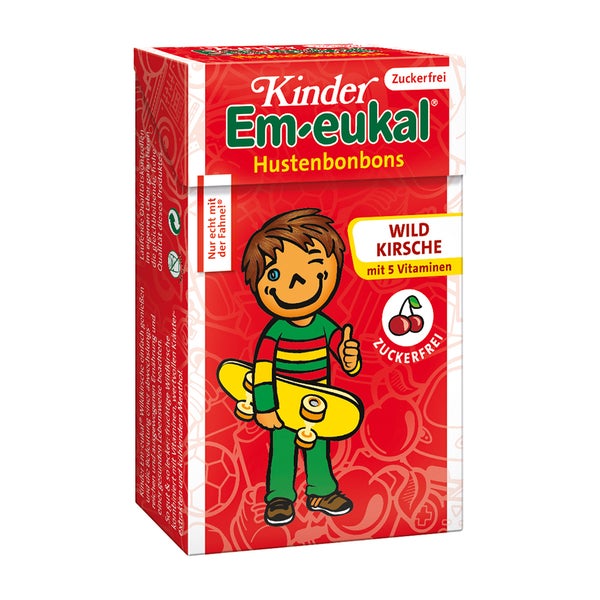 EM Eukal Kinder Bonbons Wildkirsche Minis zuckerfrei 40 g