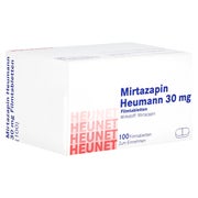 MIRTAZAPIN Heumann 30 mg Filmtabl.Heunet 100 St