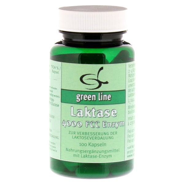 Laktase 4.000 FCC Enzym Kapseln 100 St