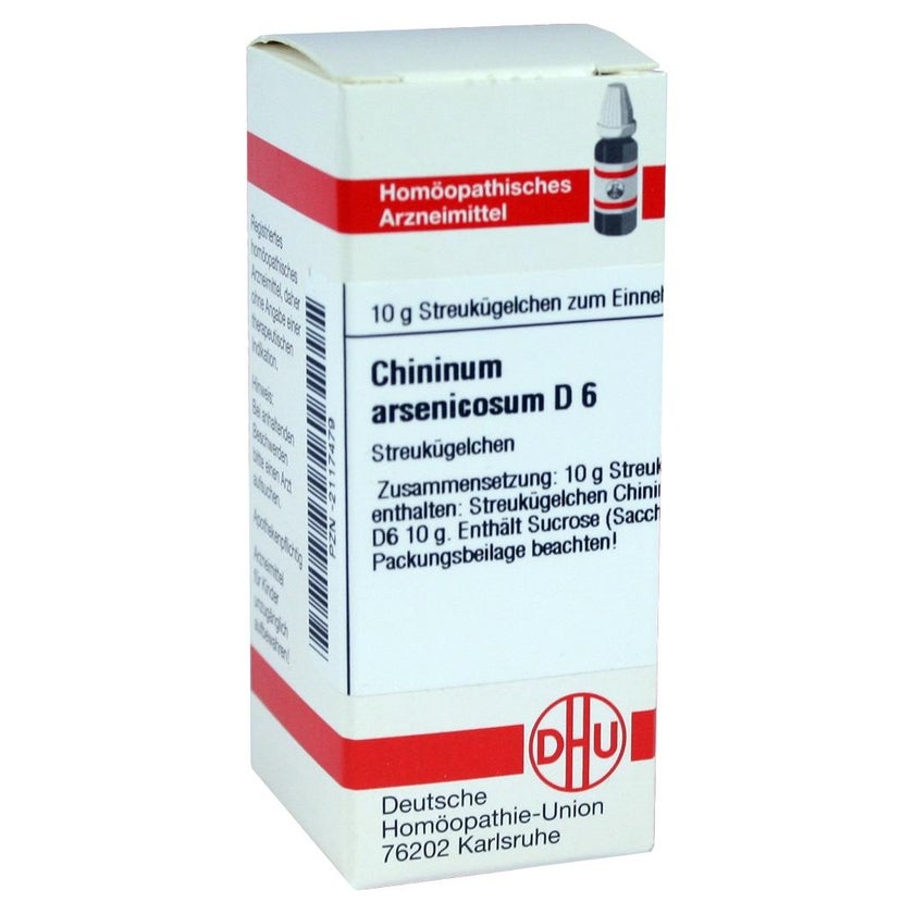 Chininum Arsenicosum D 6 Globuli 10 g
