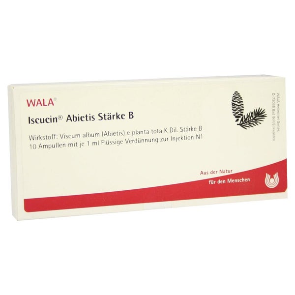 Iscucin Abietis Stärke B Ampullen 10X1 ml