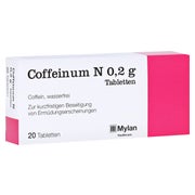 Produktabbildung: Coffeinum N 0,2 g Tabletten 20 St