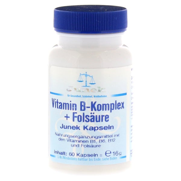 Vitamin B Komplex+folsäure Junek Kapseln 60 St
