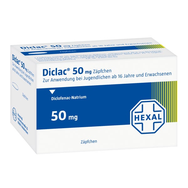 Diclac 50 mg Zäpfchen 30 St