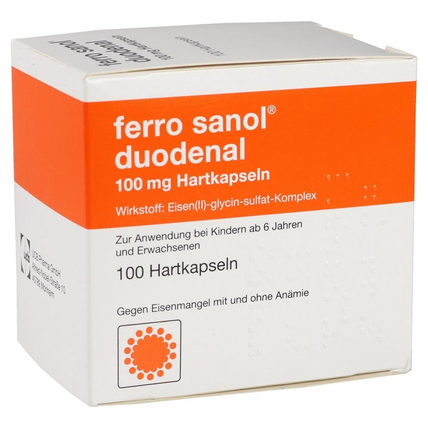 Ferro Sanol duodenal 100 mg magensaftresistente Kapseln 100 St