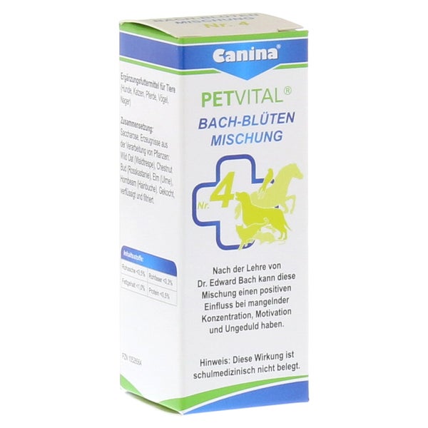 Petvital Bachblüten Nr.4 Globuli vet. 10 g