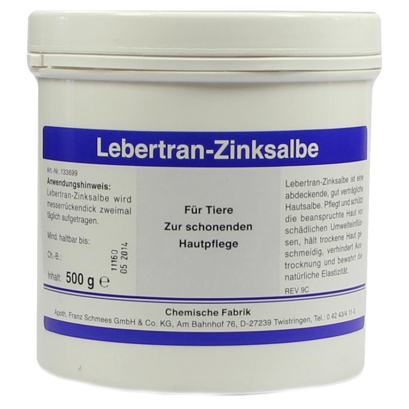 Lebertran Zinksalbe vet. 500 g