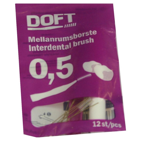 Interdentalbürste 0,5 M.wechselgriff Dof 12 St