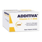 Additiva Vitamin C Zink Kapseln 80 St